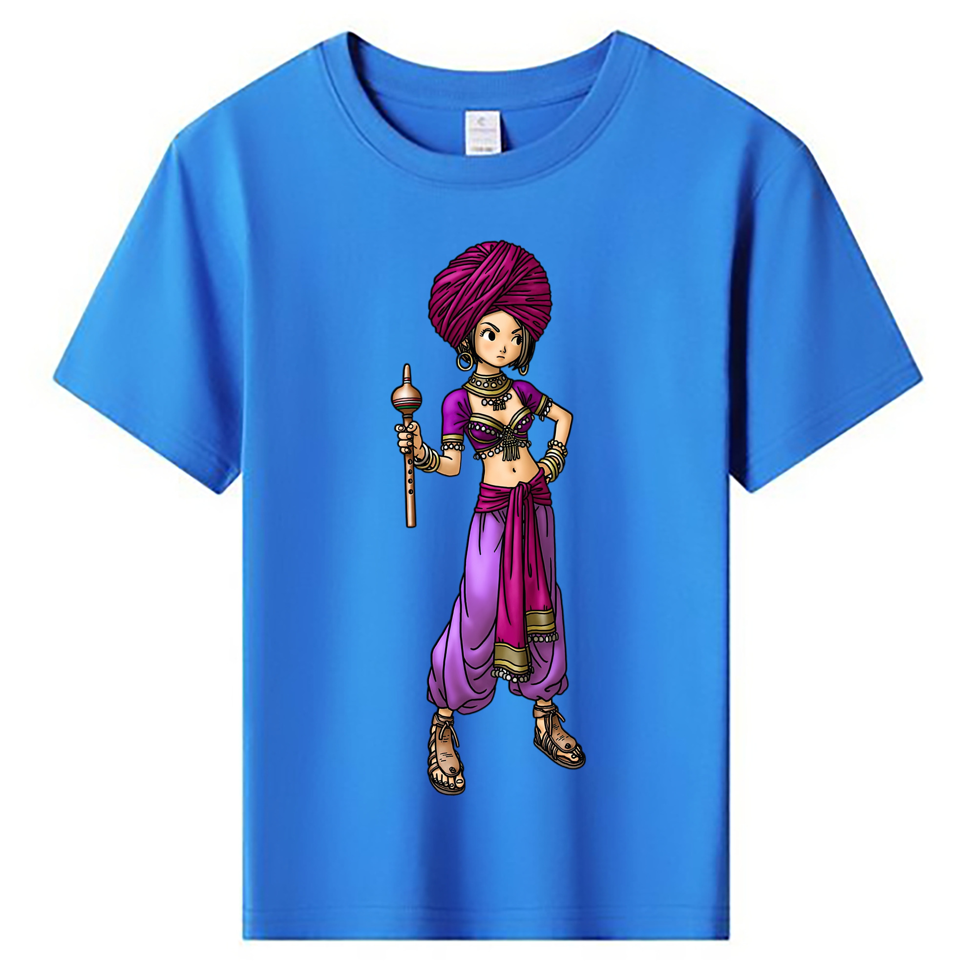 （画像用） ドラゴンクエスト Doragon Kuesuto Dragon Quest 綿100％キッズTシャツ（フロントプリント）